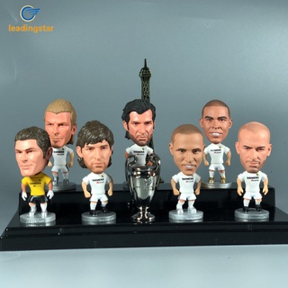 Leadingstar ตุ๊กตาฟิกเกอร์ Real Madrid Club Beckham Ronaldo PVC ของเล่นสําหรับเด็ก
