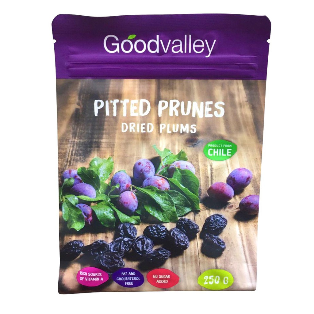 พรุนแห้ง Goodvalley Pitted Prunes Dried Plums 250g (EXP. 01.06.2024 ...
