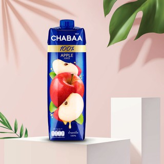 ภาพขนาดย่อของภาพหน้าปกสินค้าCHABAA น้ำแอปเปิ้ล 100% 1000 มล. 1 กล่อง จากร้าน chabaaofficial บน Shopee ภาพที่ 3