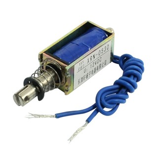 Solenoid electric solenoid type push / pull 10 mm DC 12 V 2.1 kg force