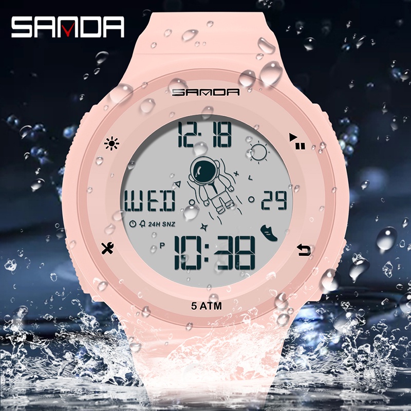 ภาพหน้าปกสินค้าSanda Sports นาฬิกา สายถอดได้ นาฬิกาผู้หญิง 2121-1 จากร้าน sanda.th บน Shopee