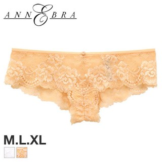 Annebra กางเกงใน ทรงบอยเลค ผ้าลูกไม้ Boyleg Panty รุ่น AU3-825 สีขาว, สีเหลือง