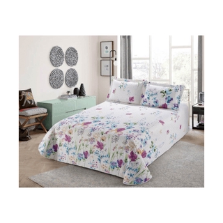 Bighot Truffle ผ้าคลุมเตียง ขนาด 240×240×0.4ซม.  0278L คละสี