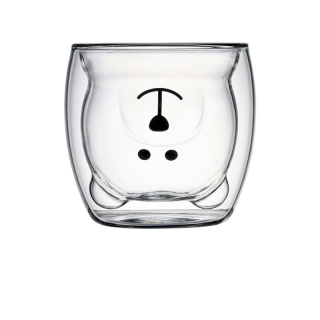 โปรโมชั่น : 7HQ5C5 ลด 15% <ใบกำกับภาษี> แก้วกาแฟ 2 ชั้น - แก้วสองชั้น Double Wall Glass ถ้วยกาแฟ สำหรับ คาเฟ่ ร้านกาแฟ