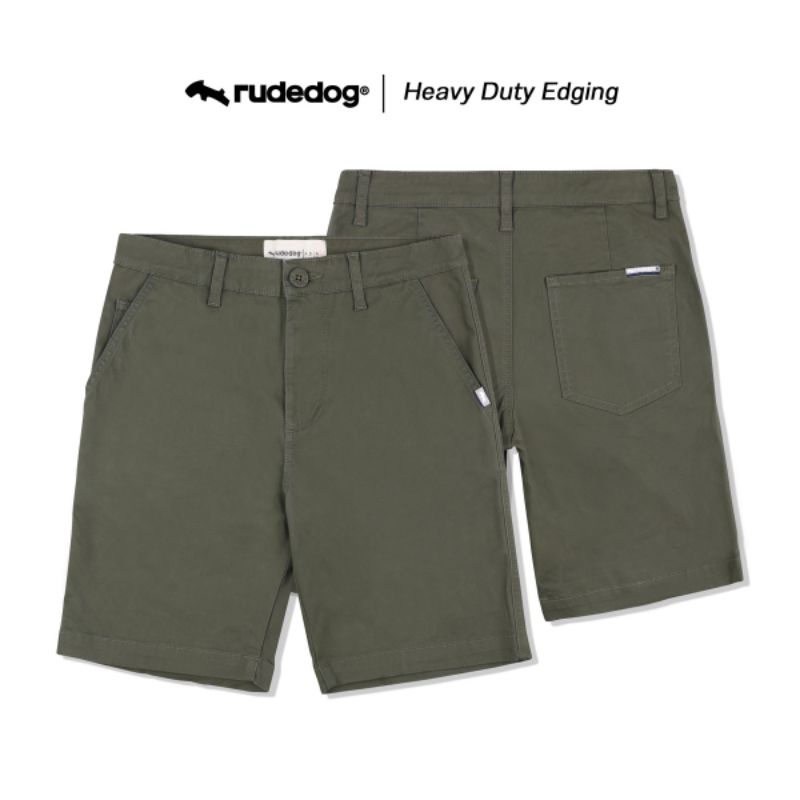 rudedog-กางเกงขาสั้นชาย-สีเขียวขี้ม้า-รุ่น-edging-ราคาต่อตัว