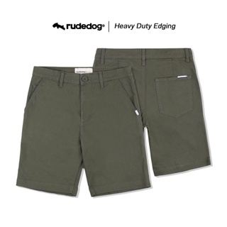 Rudedog กางเกงขาสั้นชาย สีเขียวขี้ม้า รุ่น Edging (ราคาต่อตัว)