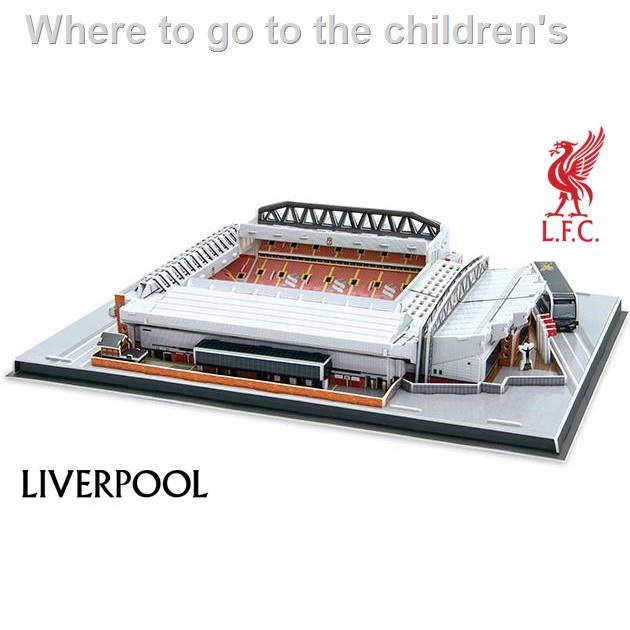 ของขวัญ☁ โมเดลจิ๊กซอว์3D puzzle สนาม Anfield Shopee Thailand
