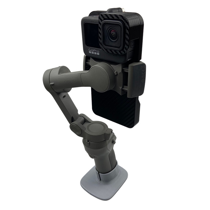ภาพสินค้าHandheld Gimbal Adapter for GoPro Hero 9 Black Camera Switch Mount Plate Adapter for DJI Osmo Mobile 4 3 Connect with Gopro 9 จากร้าน xuezhen02.th บน Shopee ภาพที่ 4