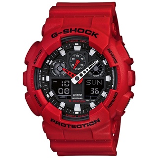 [ของแท้] Casio G-Shock นาฬิกาข้อมือ รุ่น GA-100B-4ADR  ของแท้ รับประกันศูนย์ CMG 1 ปี