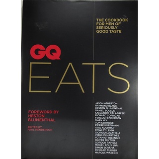 หนังสืออาหาร ภาษาอังกฤษ THE COOKBOOK FOR MEN OF SERIOUSLY GOOD TASTE GQ EATS