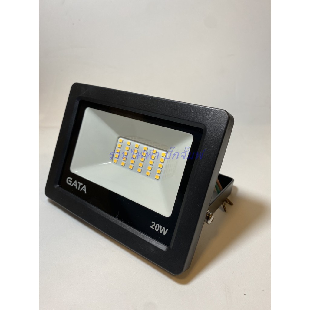 led-floodlight-new-slim-series-gata-10-20-30w-แสงขาว-ใช้ไฟบ้าน-220v-แอลอีดี-ของคุณภาพราคาดี-มีประกัน