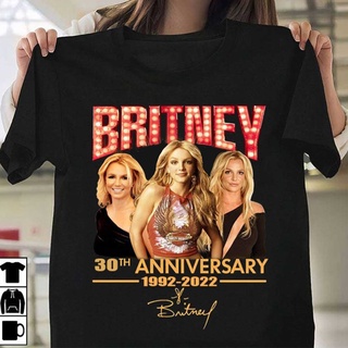 เสื้อยืดสีขาวเสื้อเชิ้ต ลาย Britney Spears ครบรอบ 30 ปี 1992-2022S-4XL