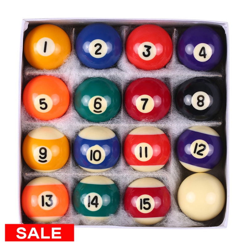 ภาพหน้าปกสินค้า16Pcs ลูกสนุกเกอร์ /Pool Table Practice Ball Billiards Snooker Training Balls 5.25cm ลูกผีลาย เกรดไต้หวัน ขนาดมาตรฐาน