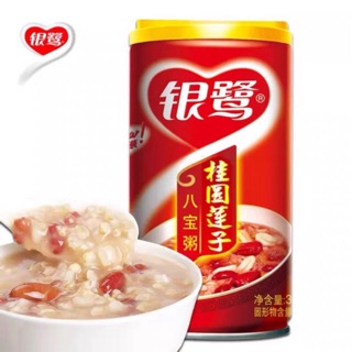 C14 โจ๊กเมล็ดธัญพืช อาหารเช้า พร้อมทาน ( 银鹭 八宝粥 ) ขนาด 360g โจ๊ก ธัญพืช เป็นอีกเมนูอาหารที่ได้ทั้งอร่อยและมีประโยชน์