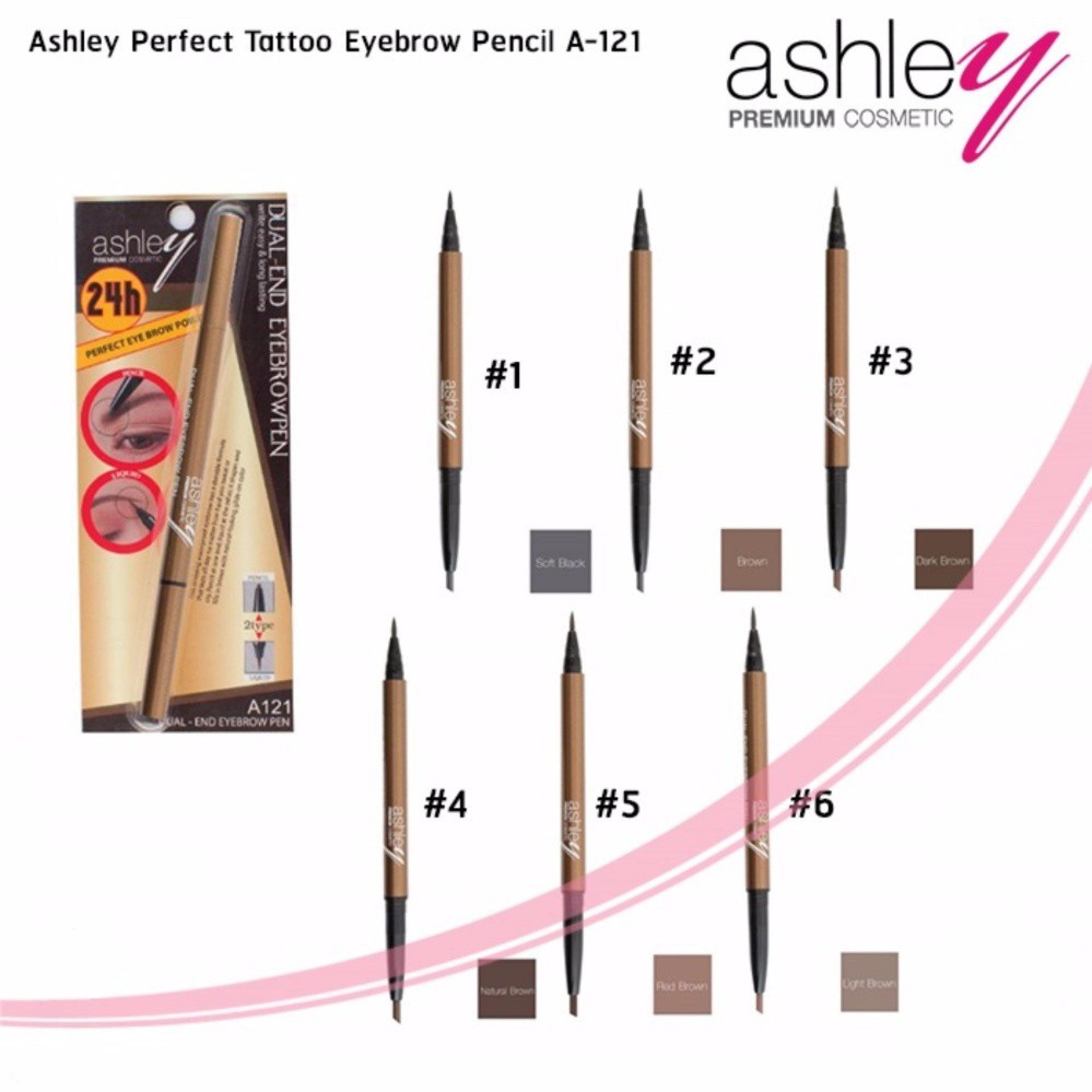 ashley-perfect-tattoo-eyebrow-pencil-a-121-ดินสอเขียนคิ้ว-เเอชลีย์-2-หัว-no-3-no-4-no-5-no-6