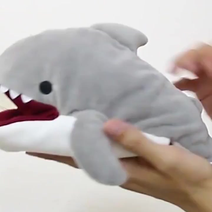 shark-หุ่นมือหุ่นมือหุ่นมือ-shark-plush-ของเล่นเปิดปาก-shark-ventriloquist-ตุ๊กตา-interactive-ผ้าถุงมือตุ๊กตา