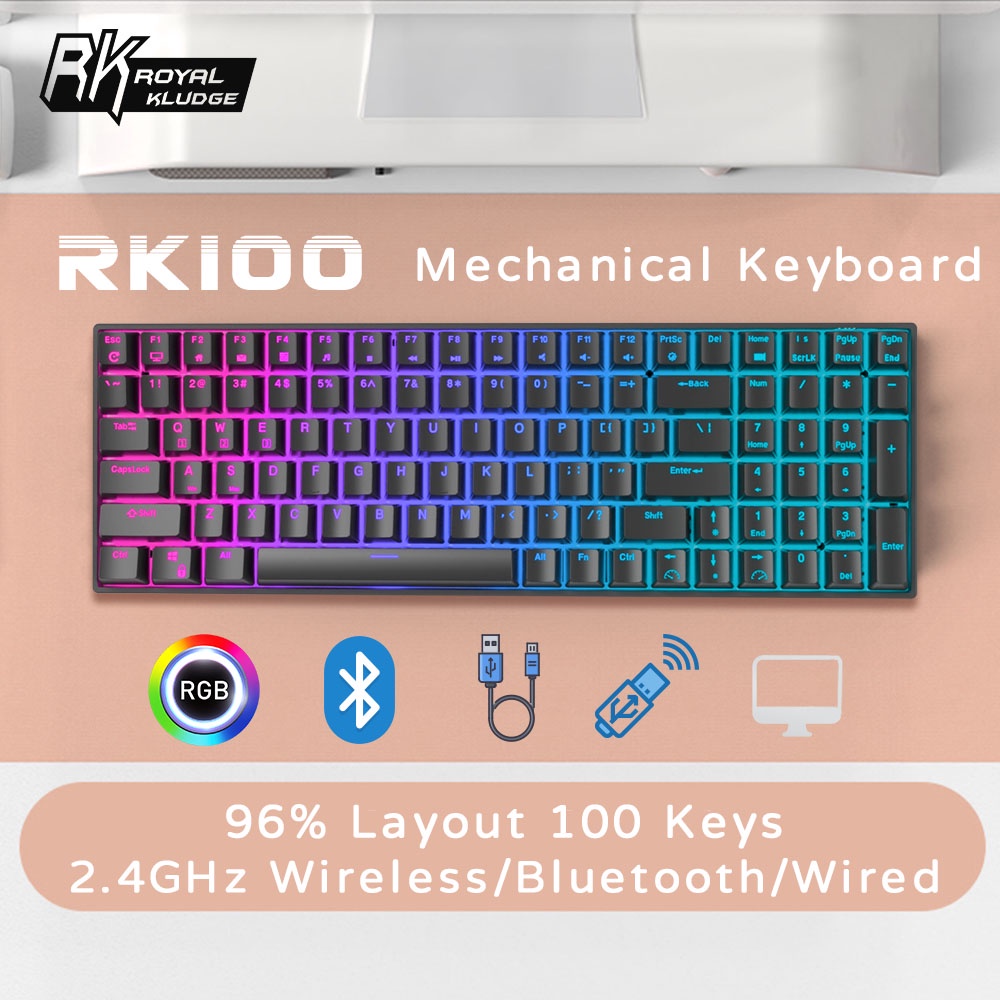 royal-kludge-rk100-gaming-keyboard-คีย์บอร์ดไร้สาย-bluetooth-wired-2-4ghz-wireless-rgb-hotswap-blue-brown-red-switch-mechanical-keyboard