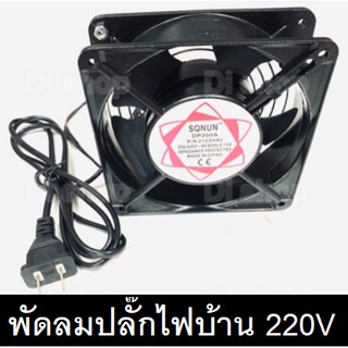 ภาพหน้าปกสินค้าพัดลมระบายความร้อน ขนาด 12cm. เสียบปลั๊ก ใช้ไฟ 220V พัดลม Case พัดลม Server ที่เกี่ยวข้อง