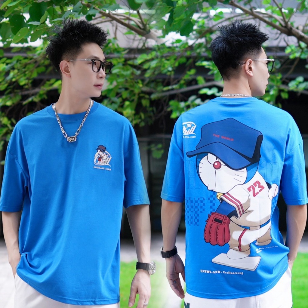 ผ้าฝ้ายแท้เสื้อโดเรม่อน-doraemon-new-s-collections-4xl