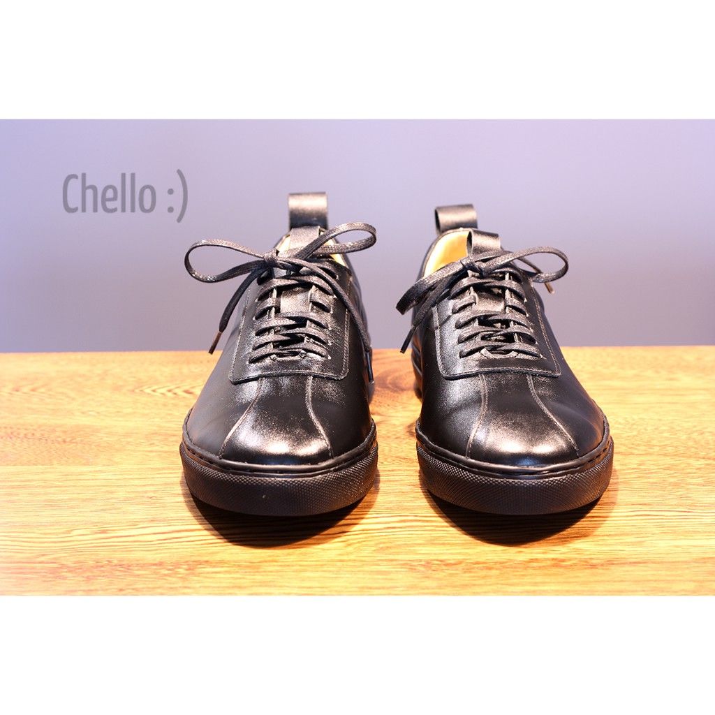 chello-รองเท้าหนัง-all-black-rustic-sneaker-รุ่น-slu055-3