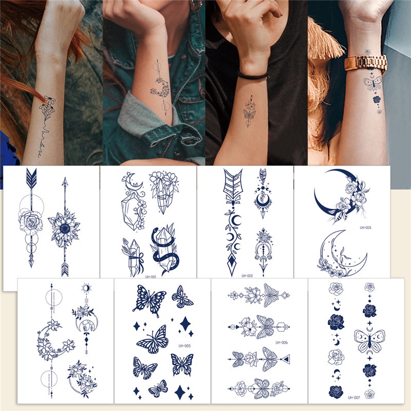 สติ๊กเกอร์แทททู-พร้อมส่ง-tatoo-body-art-สติ๊กเกอร์แปะตัว