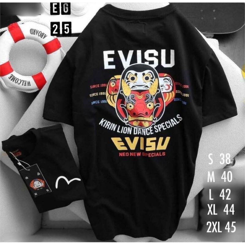 เสื้อยืดคอกลม-evisu