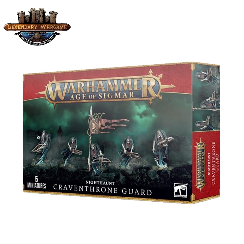 Games Workshop Warhammer AoS – Nighthaunt Spirit Hosts, Miniaturas Para Pintar Y Jugar, Color Negro