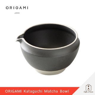 ORIGAMI Kataguchi Matcha Bowl ถ้วยมัทฉะ  ใช้ชง / ตี ชาเขียว แบบญี่ปุ่น