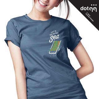 dotdotdot เสื้อยืด ลาย Sea (Blue)