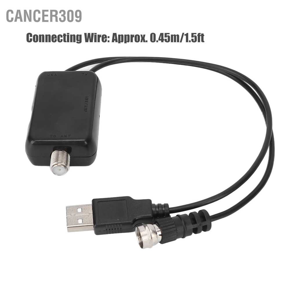 cancer309-เครื่องขยายเสียงสัญญาณทีวี-50-เป็น-100-ไมล์-20db-usb-สําหรับเสาอากาศ-hdtv-lan-1102