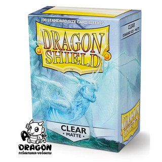 สินค้า Dragon Shield Standard Size Matte Clear สีใส แบบขุ่น