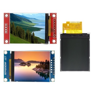 โมดูลหน้าจอ Lcd 1.77 1.8 นิ้ว Tft Lcd Spi 51 ไดร์เวอร์ 4 Io Driver Tft ความละเอียด 128x160 1.8 นิ้ว Tft อินเตอร์เฟซ