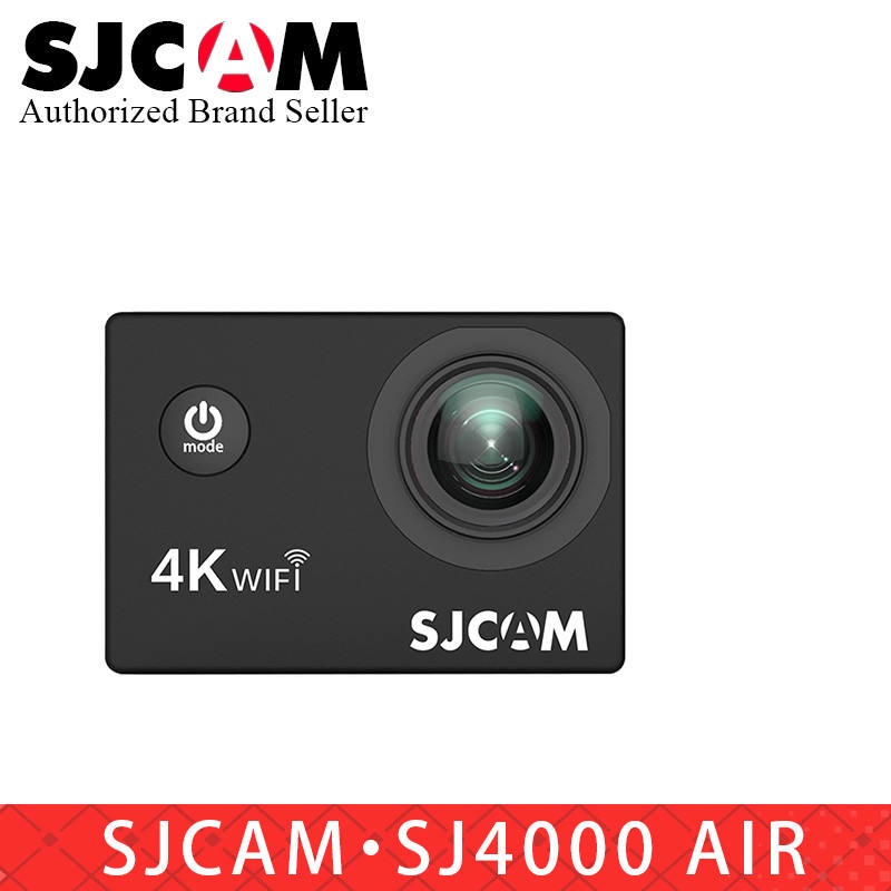 กล้อง Action Cam ( สีดำ ) SJCAM SJ400 Air 4K กล้องติดหมวกกันน็อค กันกันน้ำ  มีWifi ของแท้ รับประกัน 1ปี | Shopee Thailand