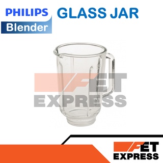 GLASS JAR โถปั่นอะไหล่แท้สำหรับเครื่องปั่น PHILIPS รุ่น HR3652 (996510076835)