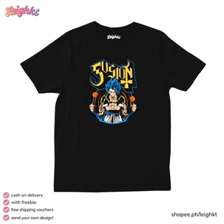 เสื้อคู่รัก เสื้อยืดแฟชั่น ดราก้อนบอล Goku ฟิวชั่นอะนิเมะเสื้อเชิ้ต | ลีกต์ คอลเลคชั่น S4d เสื้อคู่