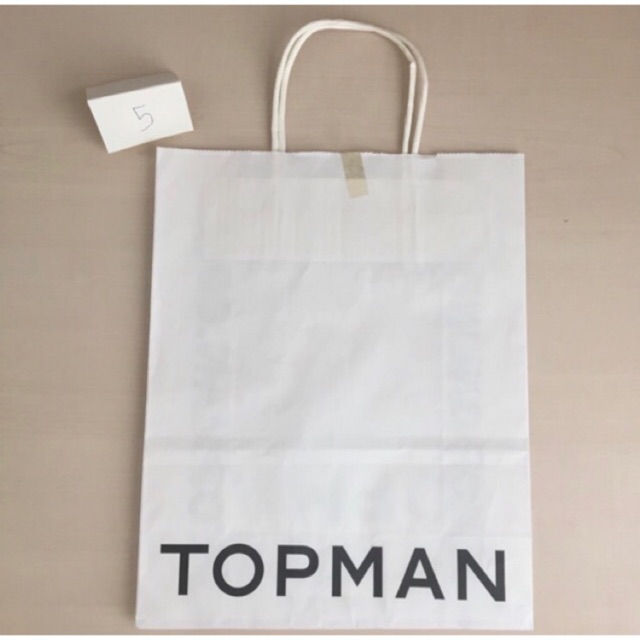 ถุงกระดาษ-แบรนด์แนมแท้-topman-แท้