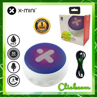 ลำโพงบลูทูธ X-Mini KAI X1 W Portable Bluetooth Speaker มาตรฐานป้องกันน้ำ IPX7 ไมโครโฟนในตัวและฟังก์ชัน TWS
