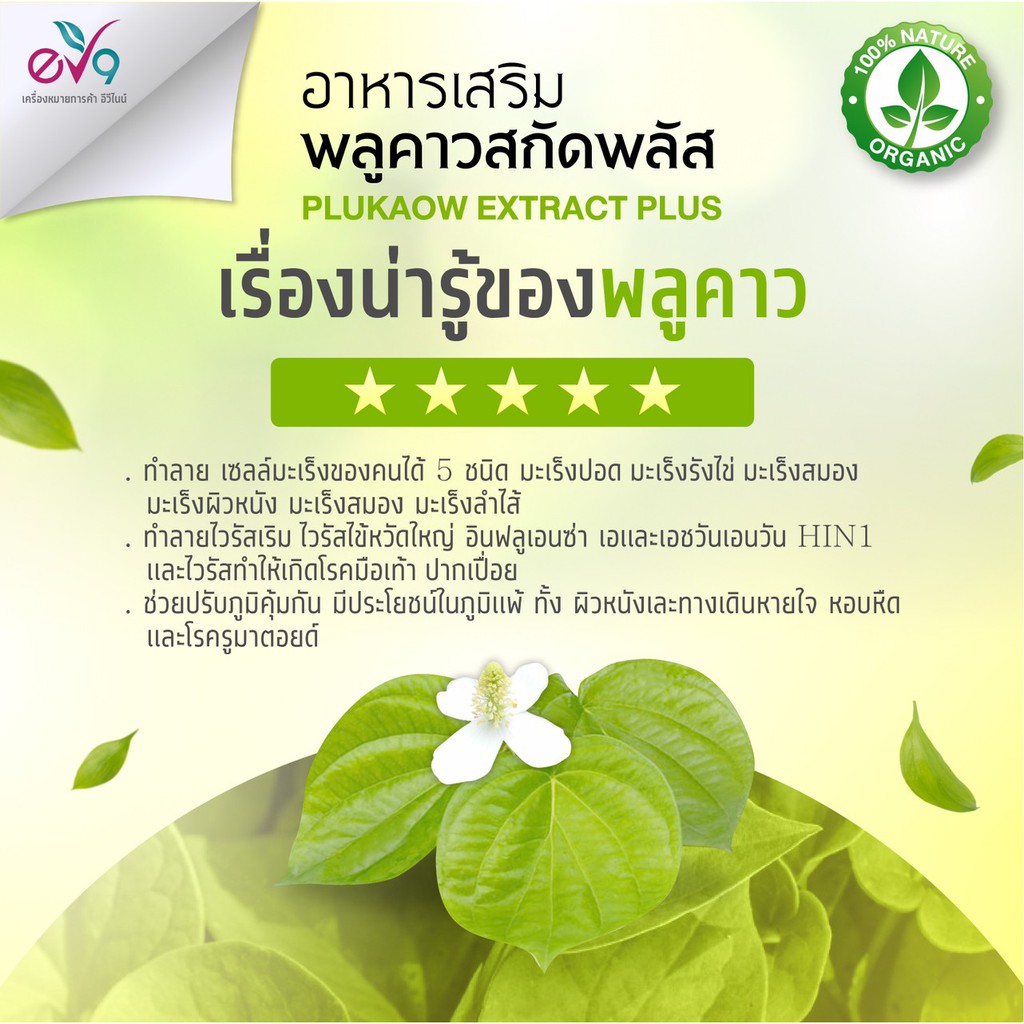 ผลิตภัณฑ์เสริมอาหาร-ev9-พลูคาวสกัดพลัส-ev9-plukaow-extract-plus-ผลิตภัณฑ์สมุนไพรคุณภาพ-ปี-2564