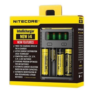 ภาพหน้าปกสินค้าเครื่องชาร์จถ่าน Nitecore NEW i4 สำหรับชาร์จ 4 ช่อง ของแท้ เช็คโค๊ดได้ ที่เกี่ยวข้อง