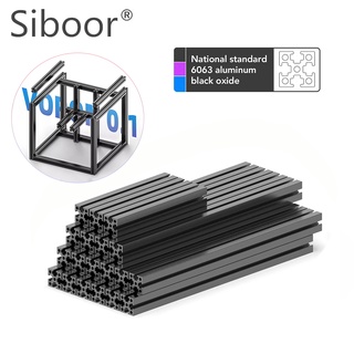 Upgrade 1515 Aluminum Extrusion Profile Frame Kit For VORON0.1 3D Printer Alloy Frame Bracket Tapping Drilling 6063 Prof