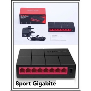 ส่งจากไทย Router เร้าเตอร์ 8ช่อง Mercusys 8ports Lan แลน 10/100/1000Mbps Desktop Switch พร้อมส่ง