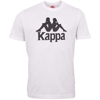 เสื้อยืดวินเทจ100%cotton เสื้อยืดคอวีผู้ชาย Kappa Caspar T-Shirt 303910-11-0601, Mens, Bright White, S men เสื้อ ยืด ผู้