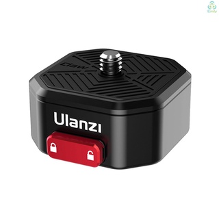 [*New!]Ulanzi Claw Quick Release Plater อุปกรณ์เสริมกล้องพร้อมสกรู 1/4 นิ้ว 50กก. สําหรับกล้อง Dslr