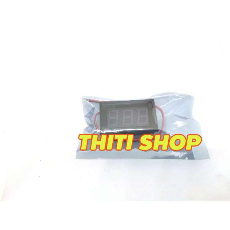 ภาพหน้าปกสินค้าวัดโวลท์ blue dot led​ 4.5-30​V​ รุ่น​3สาย จากร้าน thitipanjareon บน Shopee