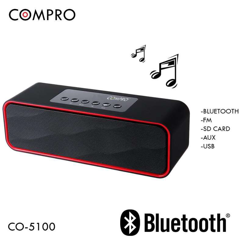 ลำโพงcompro-co-5100-ลำโพงบลูทูธ-fm-sd-aux-usb-mini-hifi-speaker-ลำโพงแบบพกพา