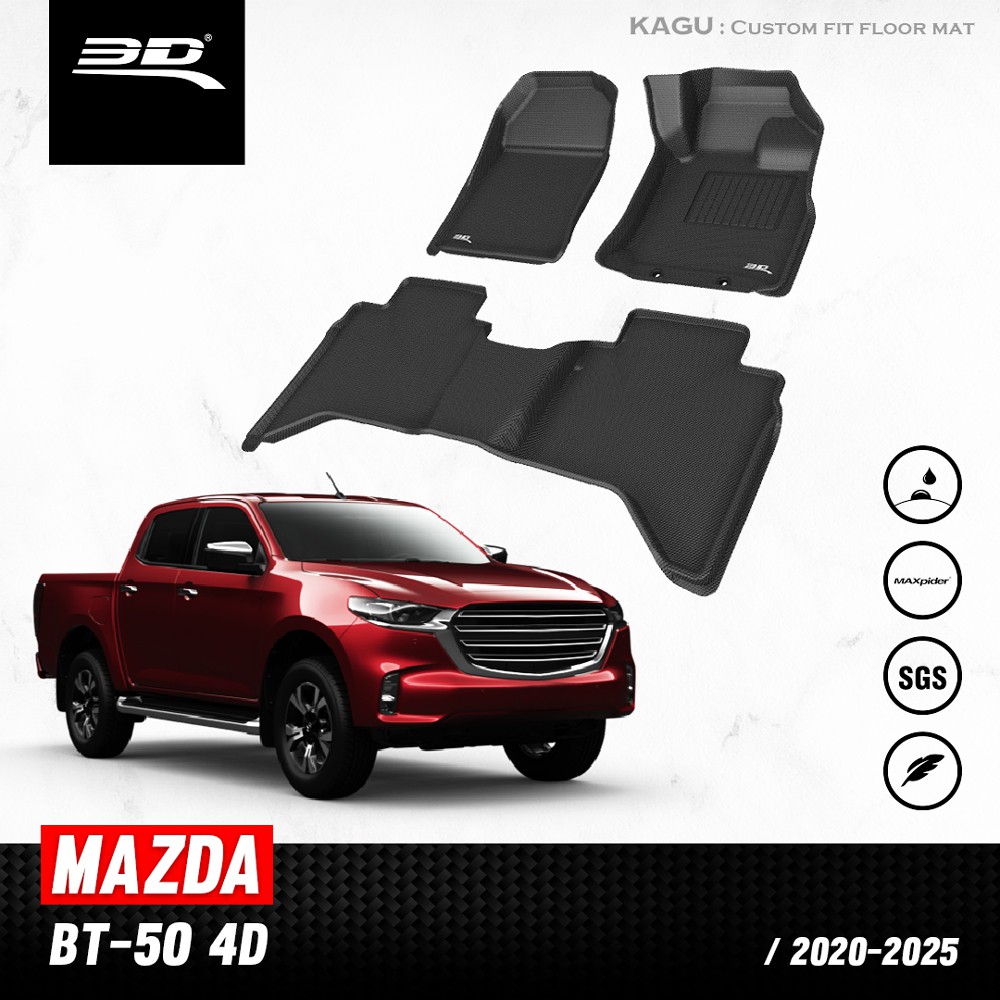 mazda-พรมปูพื้นรถยนต์-bt50-4d-2020-2025