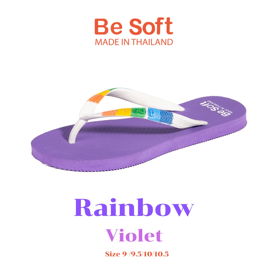 รองเท้าแตะผู้ฆญิง-แบรนด์-besoft-รุ่น-rainbow-violet