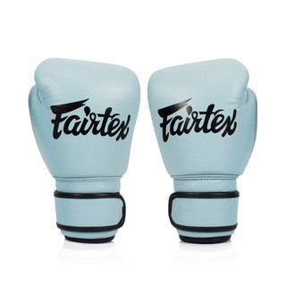 ภาพขนาดย่อของภาพหน้าปกสินค้านวมต่อยมวย Fairtex Boxing gloves BGV20 Pastel Blue Limted Edition หนังแท้ จากร้าน thequeenglobal บน Shopee