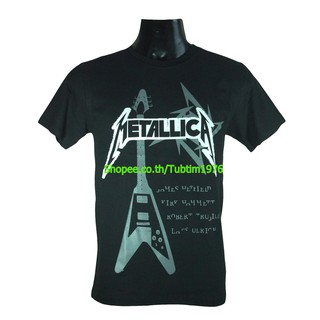 เสื้อยืดสุดเท่เสื้อวง Metallica เสื้อวงดังๆ วินเทจ เสื้อวินเทจ เมทัลลิกา MET1136Sto5XL