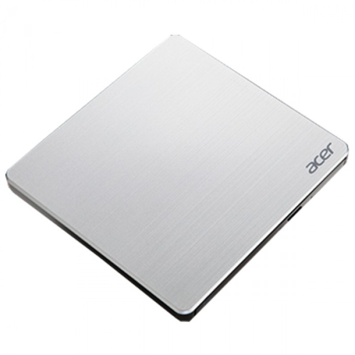 Acer External Ultra Slim Optical Drive USB 2.0 DVD Writer Silver AOD610 ...